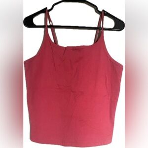 Route 66 Vintage Open back spaghetti strap tank top. Size Large